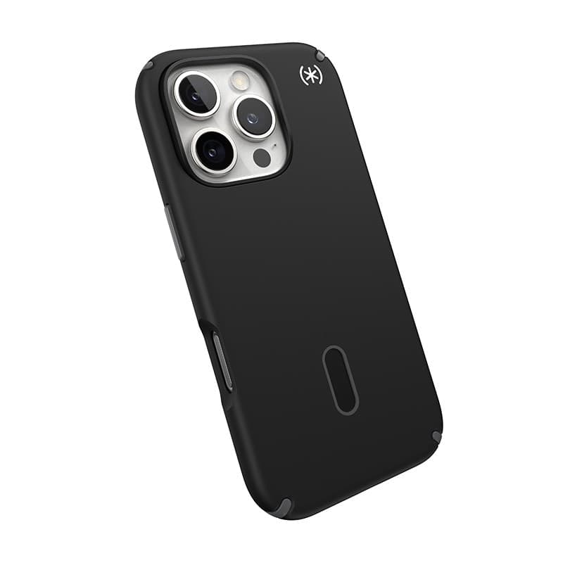 Speck Presidio2 Pro ClickLock e MagSafe - Custodia per iPhone 16 Pro (Nero / Grigio Ardesia / Bianco) - 18