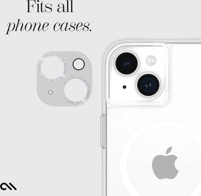 Case-Mate Sparkle Lens Protector - Protective Glass for iPhone 15 / iPhone 15 Plus Camera (Twinkle) - 6