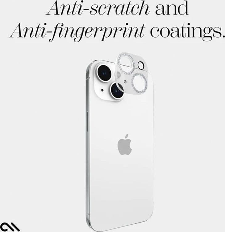 Case-Mate Sparkle Lens Protector - Protective Glass for iPhone 15 / iPhone 15 Plus Camera (Twinkle) - 7