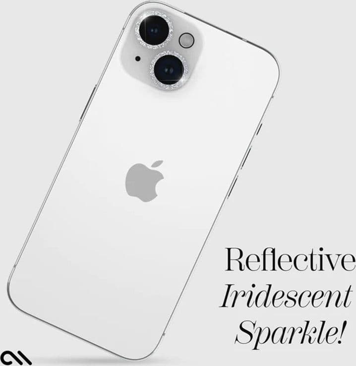Case-Mate Sparkle Lens Protector - Protective Glass for iPhone 15 / iPhone 15 Plus Camera (Twinkle) - 8