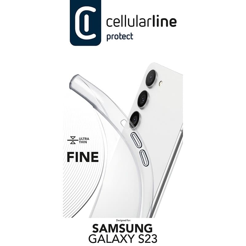 Cellularline Fine - Case Samsung Galaxy S23 (Transparent) - 4