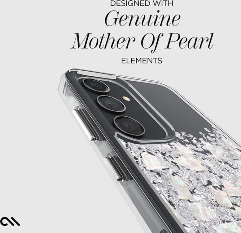Case-Mate Karat - Samsung Galaxy S24 case decorated with mother of pearl (A Touch of Pearl) - 9