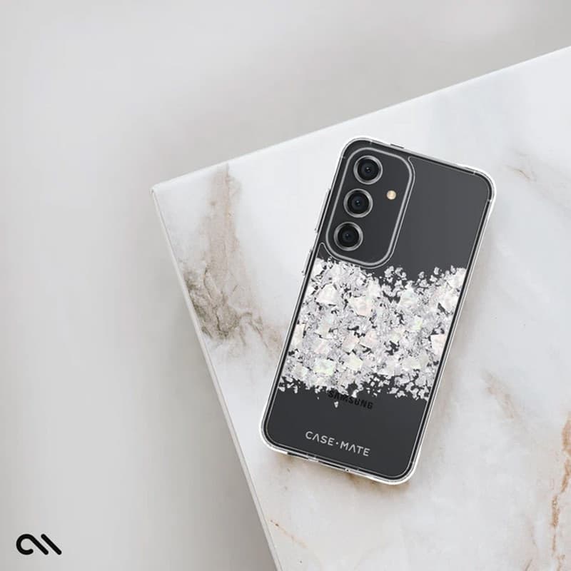Case-Mate Karat - Samsung Galaxy S24 case decorated with mother of pearl (A Touch of Pearl) - 10