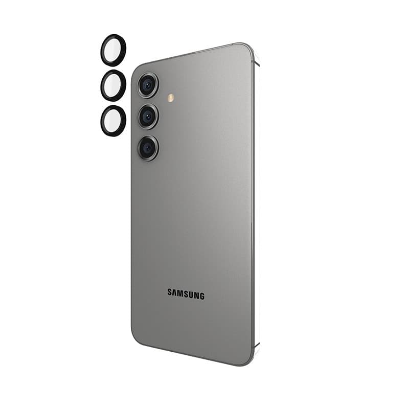 Case-Mate Aluminum Ring Lens Protector - Protective Glass for the camera lens of the Samsung Galaxy S24 (Black) - 3