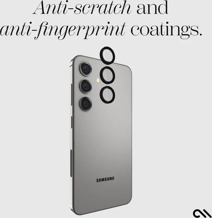 Case-Mate Aluminum Ring Lens Protector - Protective Glass for the camera lens of the Samsung Galaxy S24 (Black) - 9