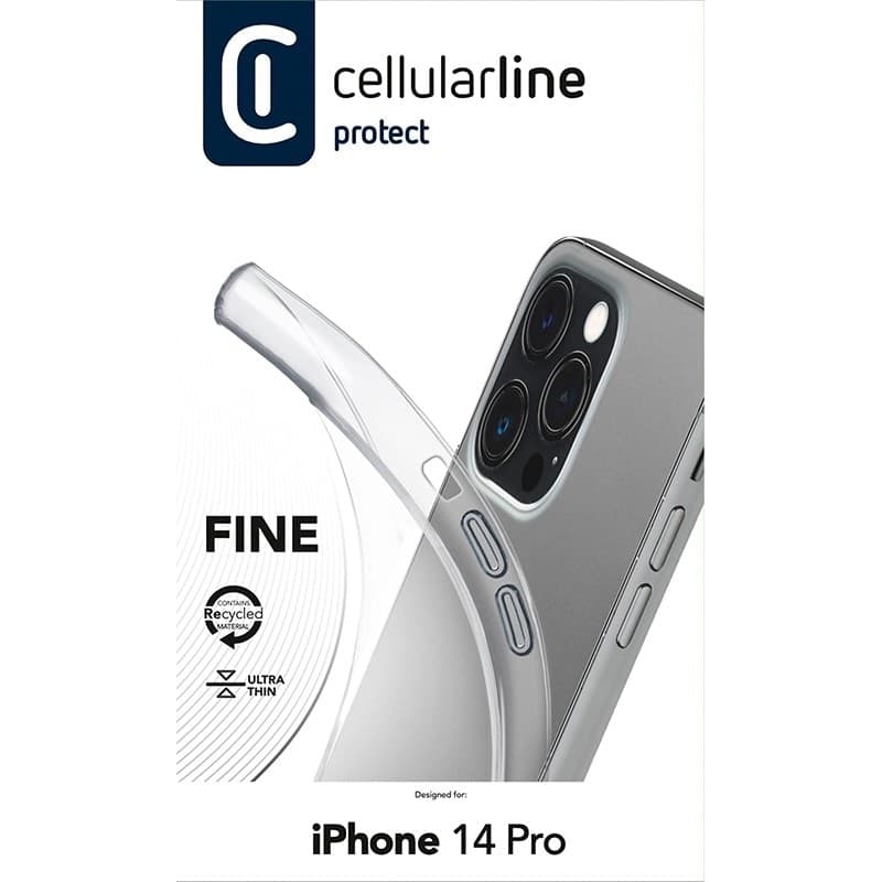 Cellularline Fine - Case for iPhone 14 Pro (Transparent) - 10
