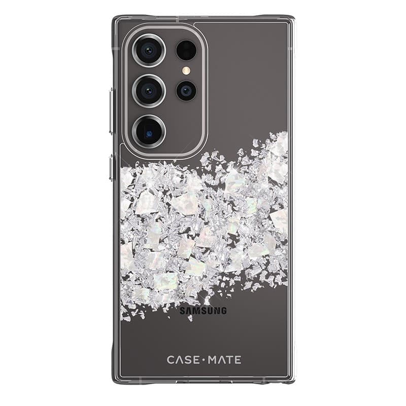 Case-Mate Karat - Samsung Galaxy S24 Ultra case decorated with mother of pearl (A Touch of Pearl) - 11