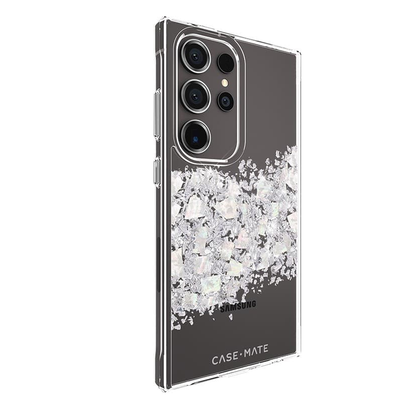 Case-Mate Karat - Samsung Galaxy S24 Ultra case decorated with mother of pearl (A Touch of Pearl) - 12
