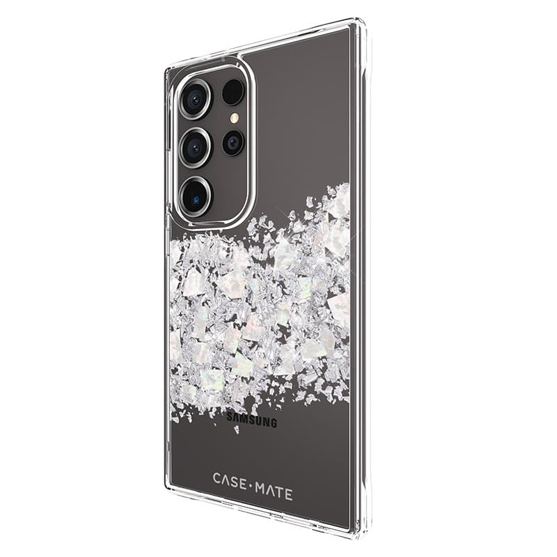 Case-Mate Karat - Samsung Galaxy S24 Ultra case decorated with mother of pearl (A Touch of Pearl) - 13
