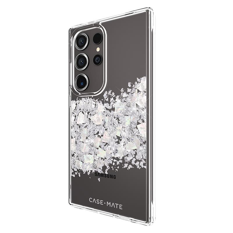 Case-Mate Karat - Samsung Galaxy S24 Ultra case decorated with mother of pearl (A Touch of Pearl) - 3