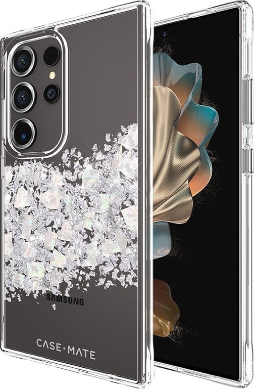 Case-Mate Karat - Samsung Galaxy S24 Ultra case decorated with mother of pearl (A Touch of Pearl) - 6