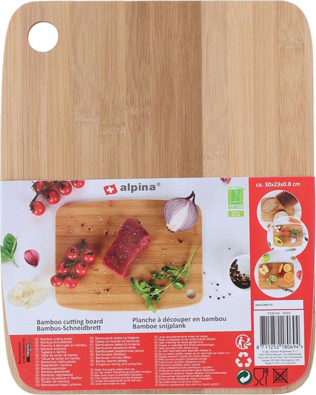 Alpina - Cutting board in bamboo wood 30x23 cm - 2