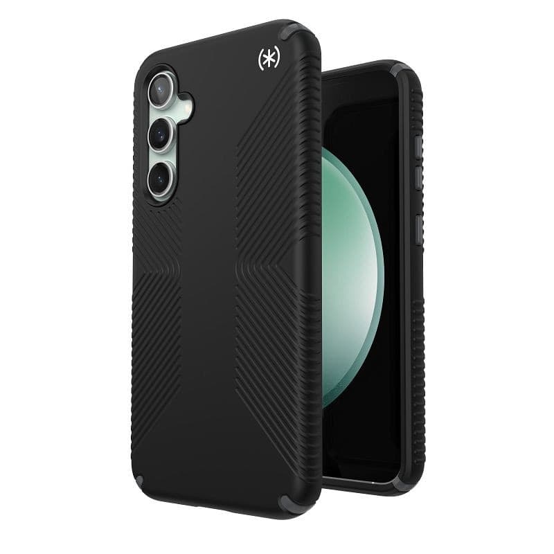 Speck Presidio2 Grip - Custodia per Samsung Galaxy S23 FE (Nero/Nero/Bianco) - 8