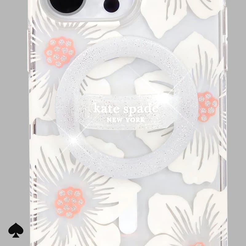 Kate Spade New York Magnetic Loop Grip - MagSafe finger holder (The Sparkle Silver) - 2