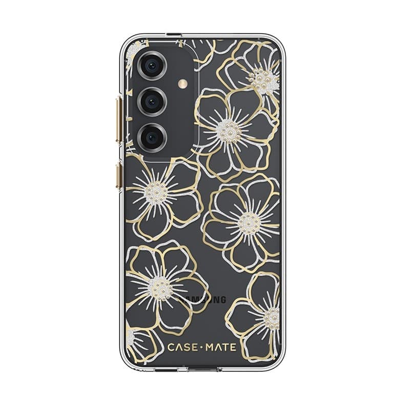 Case-Mate Floral Gems - Case for Samsung Galaxy S24 (Gold) - 11