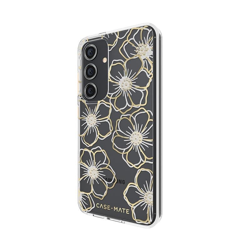 Case-Mate Floral Gems - Case for Samsung Galaxy S24 (Gold) - 12