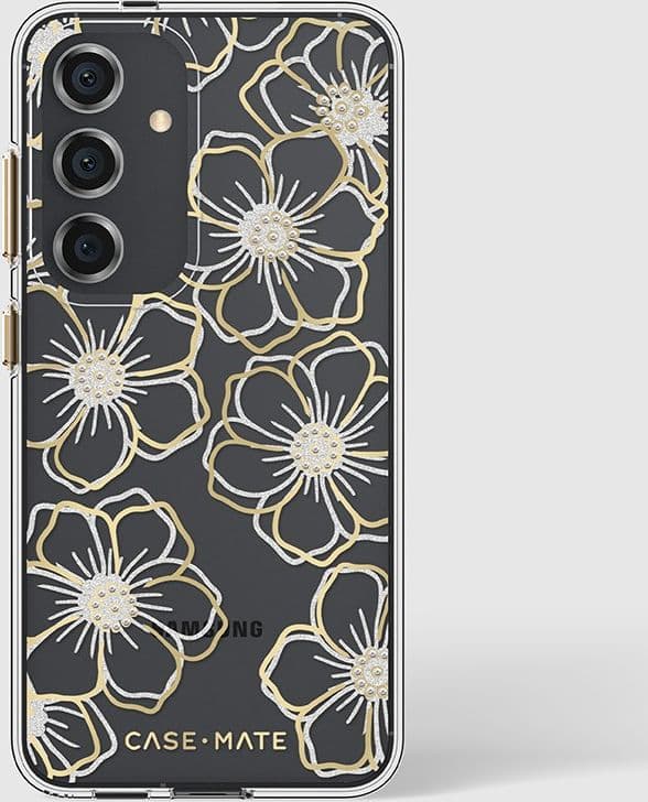 Case-Mate Floral Gems - Case for Samsung Galaxy S24 (Gold) - 16