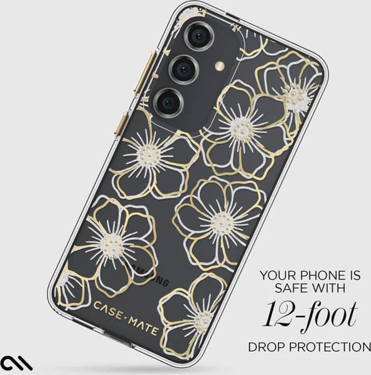 Case-Mate Floral Gems - Case for Samsung Galaxy S24 (Gold) - 7