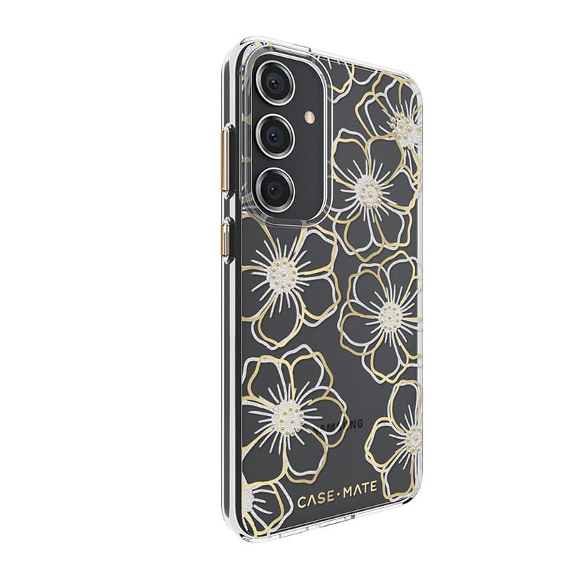 Case-Mate Floral Gems - Case for Samsung Galaxy S24+ (Gold) - 2