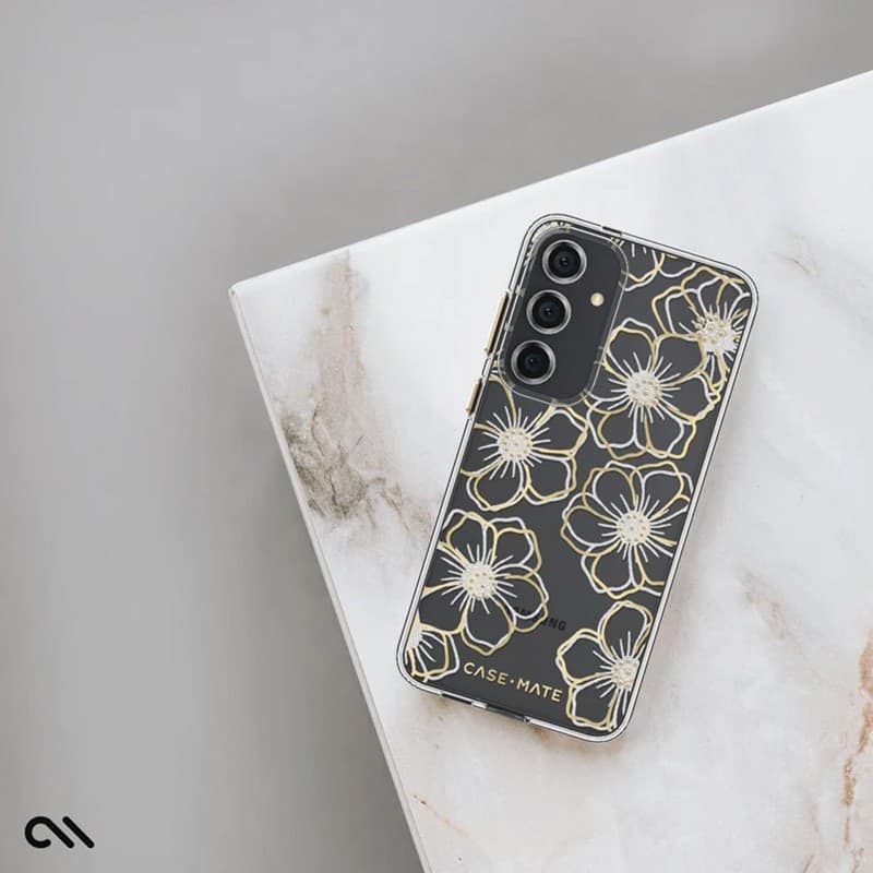 Case-Mate Floral Gems - Case for Samsung Galaxy S24+ (Gold) - 20