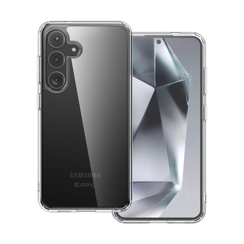 Crong Crystal Shield Cover - Custodia per Samsung Galaxy S24 (trasparente) - 8