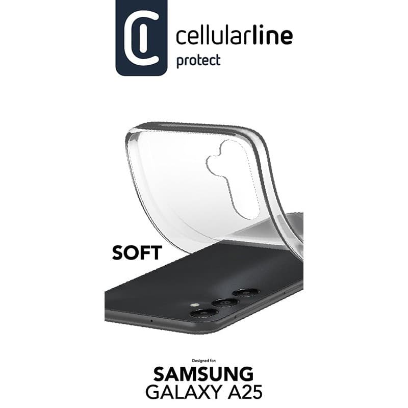 Cellularline Soft - Case Samsung Galaxy A25 5G (transparent) - 5