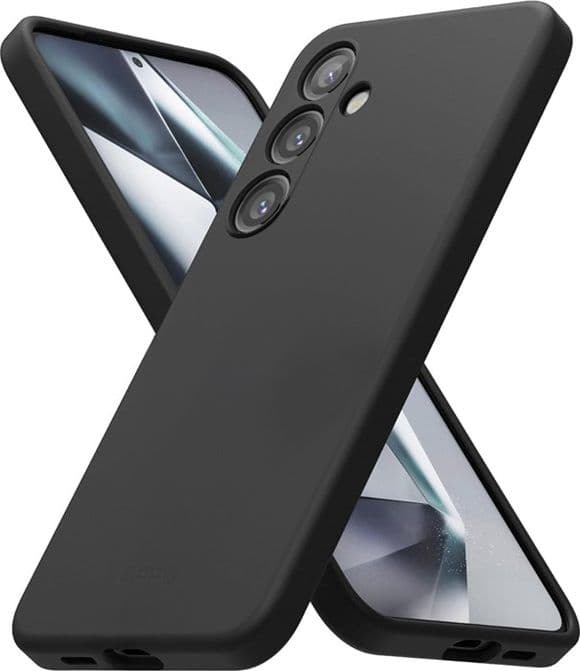 Crong Color Cover - Custodia per Samsung Galaxy S24+ (Nero) - 6