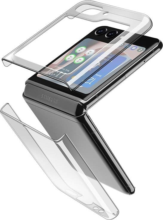 Cellularline Clear Case - Samsung Galaxy Z Flip 5 Case (Transparent) - 5