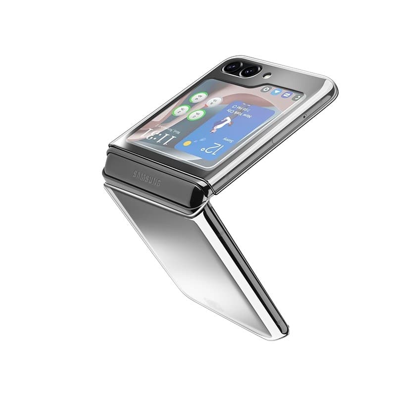 Cellularline Clear Case - Samsung Galaxy Z Flip 5 Case (Transparent) - 7