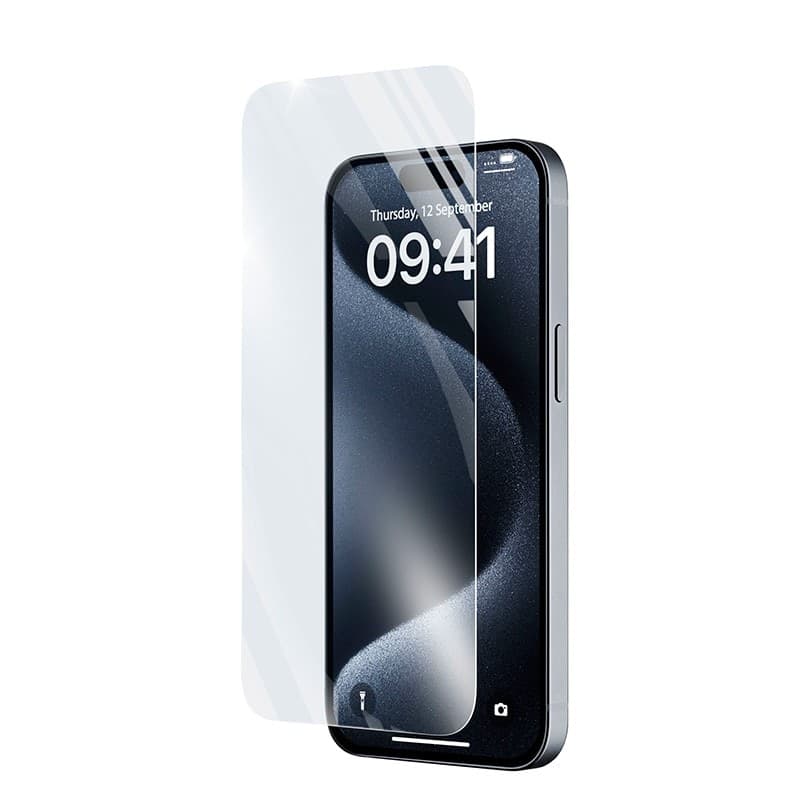 Cellularline Impact Glass - Toughened protective glass for iPhone 15 / iPhone 15 Pro - 5