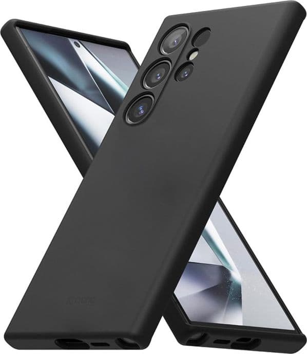 Crong Color Cover - Custodia per Samsung Galaxy S24 Ultra (Nero) - 6