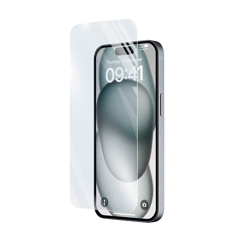 Cellularline Impact Glass - Toughened protective glass for iPhone 15 Plus / iPhone 15 Pro Max - 5