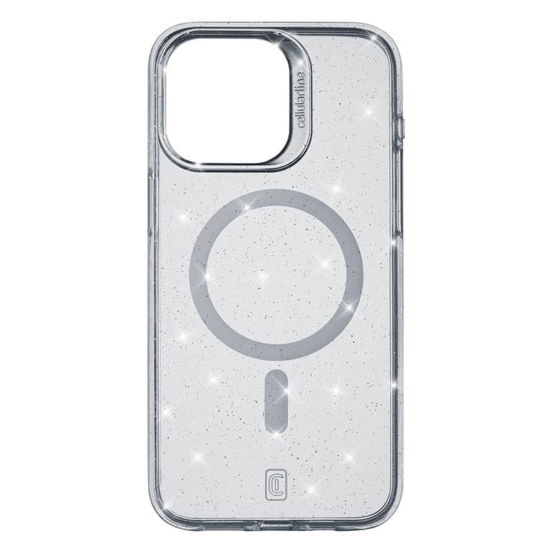 Cellularline Sparkle Mag - iPhone 15 Pro MagSafe Case (Transparent) - 3