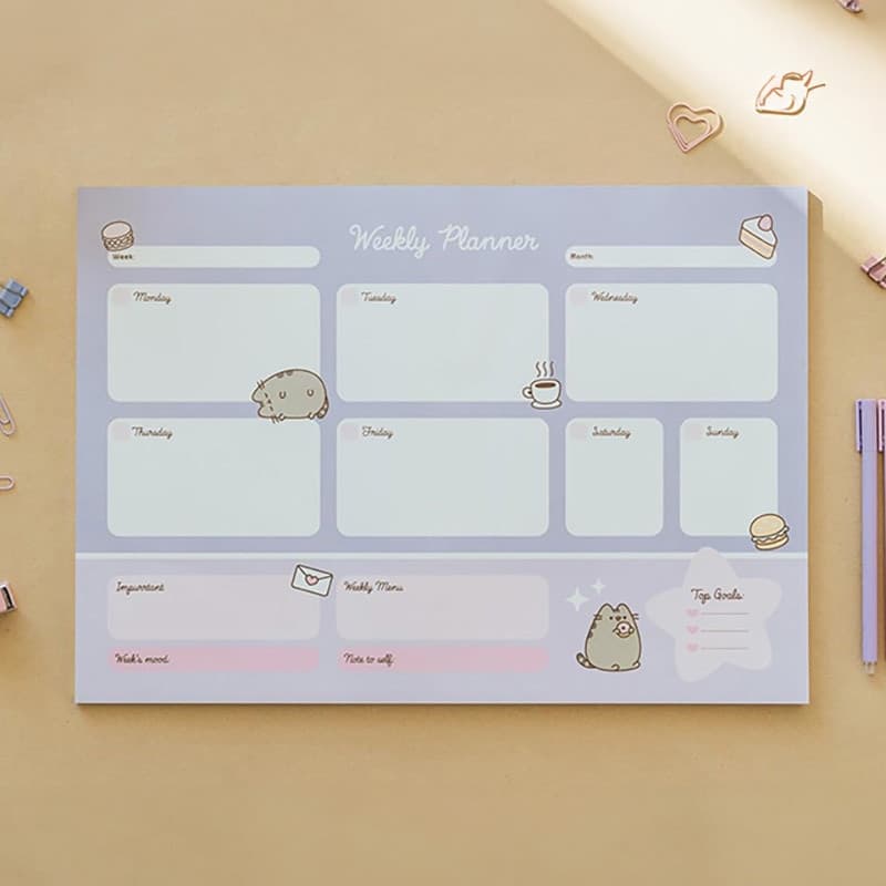 Pusheen - Agenda settimanale della collezione Moments 54 pagine A3 - 3
