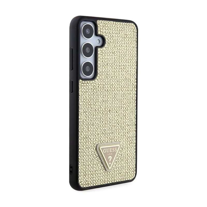 Guess Rhinestone Triangle - Case Samsung Galaxy S24+ (Gold) - 12