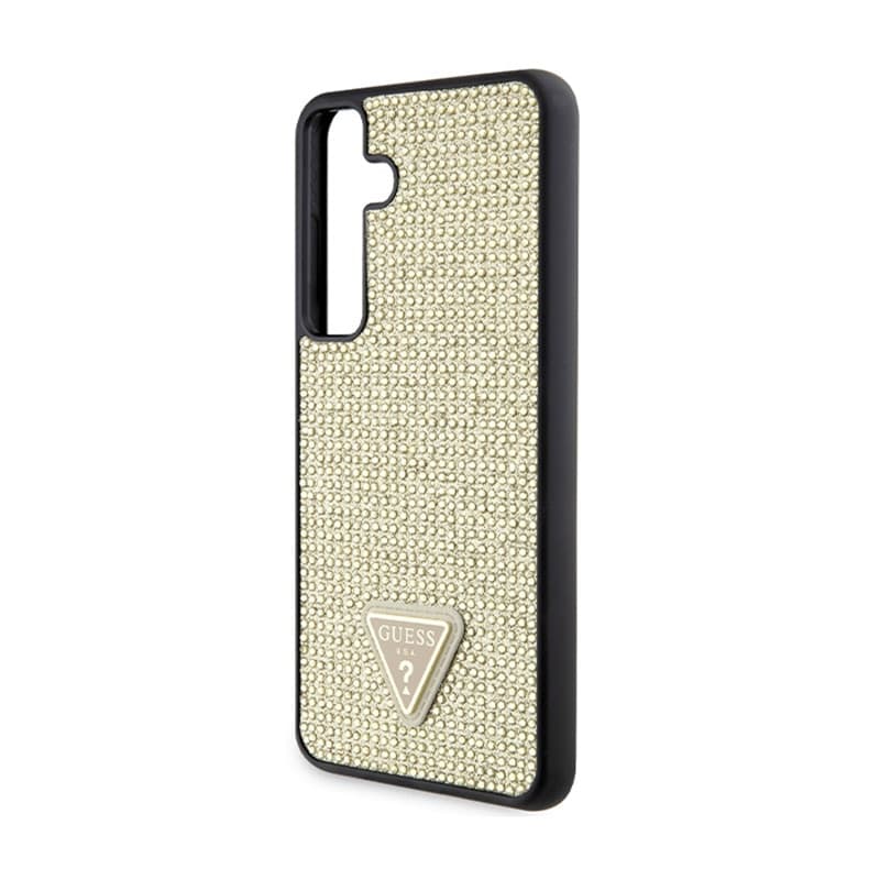Guess Rhinestone Triangle - Case Samsung Galaxy S24+ (Gold) - 6