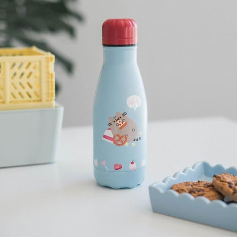 Pusheen - Bottiglia termica in acciaio inossidabile della collezione Purrfect Love da 260 ml - 11