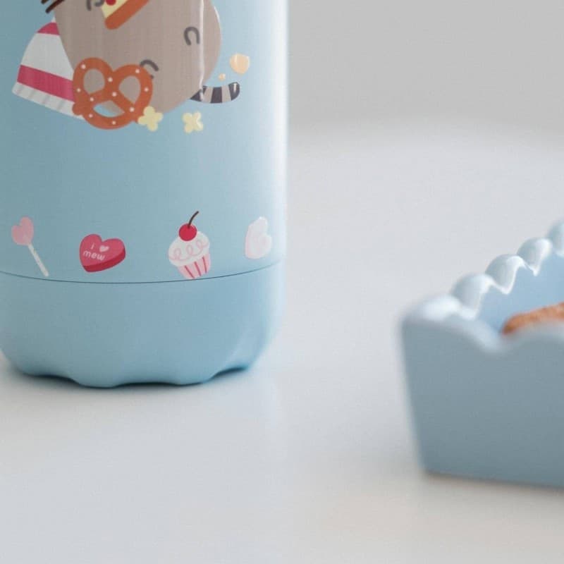 Pusheen - Bottiglia termica in acciaio inossidabile della collezione Purrfect Love da 260 ml - 14