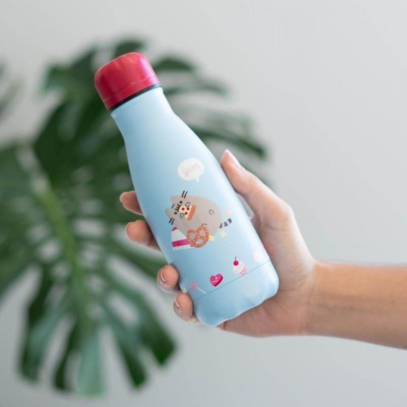 Pusheen - Bottiglia termica in acciaio inossidabile della collezione Purrfect Love da 260 ml - 10