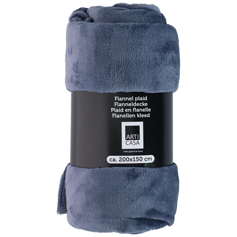 Arti Casa - Flannel blanket 200x150cm (blue) - 3