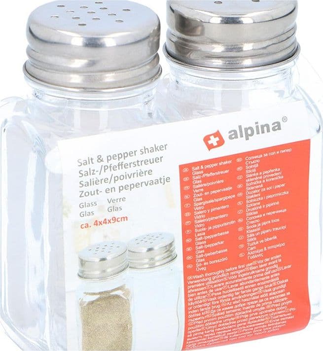 Alpina - Salt and pepper shakers in glass 2 pc. - 3