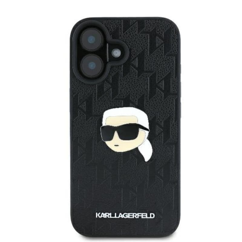 Karl Lagerfeld Monogram Karl Head Pin - Case for iPhone 16 (black) - 11