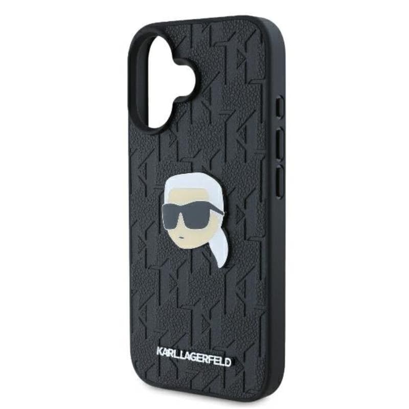 Karl Lagerfeld Monogram Karl Head Pin - Case for iPhone 16 (black) - 14