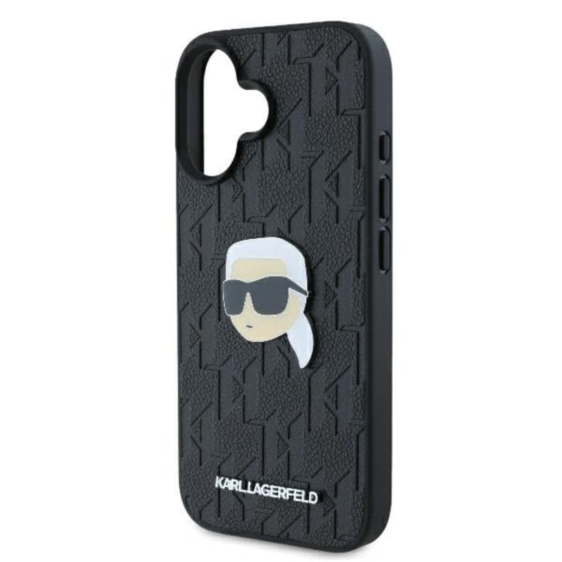Karl Lagerfeld Monogram Karl Head Pin - Case for iPhone 16 (black) - 6