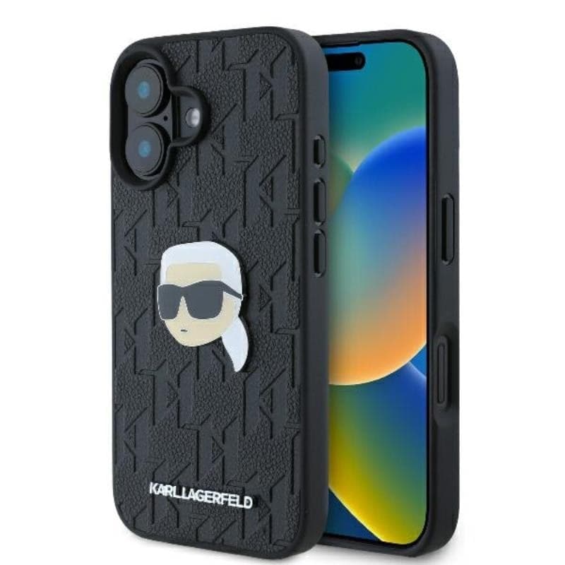 Karl Lagerfeld Monogram Karl Head Pin - Case for iPhone 16 (black) - 9