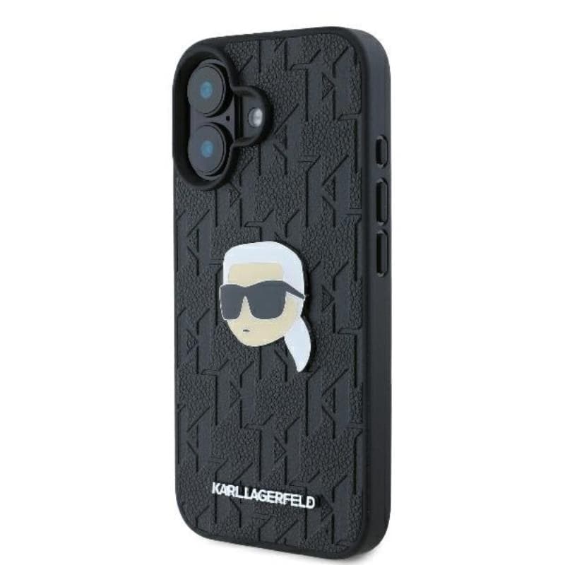 Karl Lagerfeld Monogram Karl Head Pin - Case for iPhone 16 (black) - 10