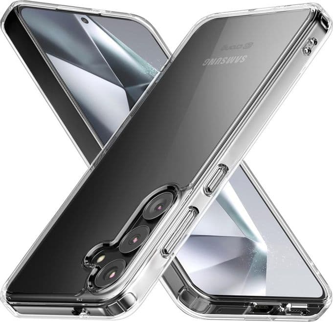 Crong Crystal Shield Cover - Custodia per Samsung Galaxy S24+ (Trasparente) - 7