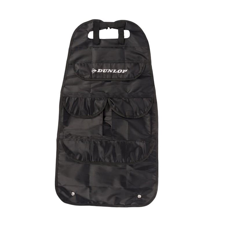 Dunlop - Car organizer / glove box / seat protector (black) - 4
