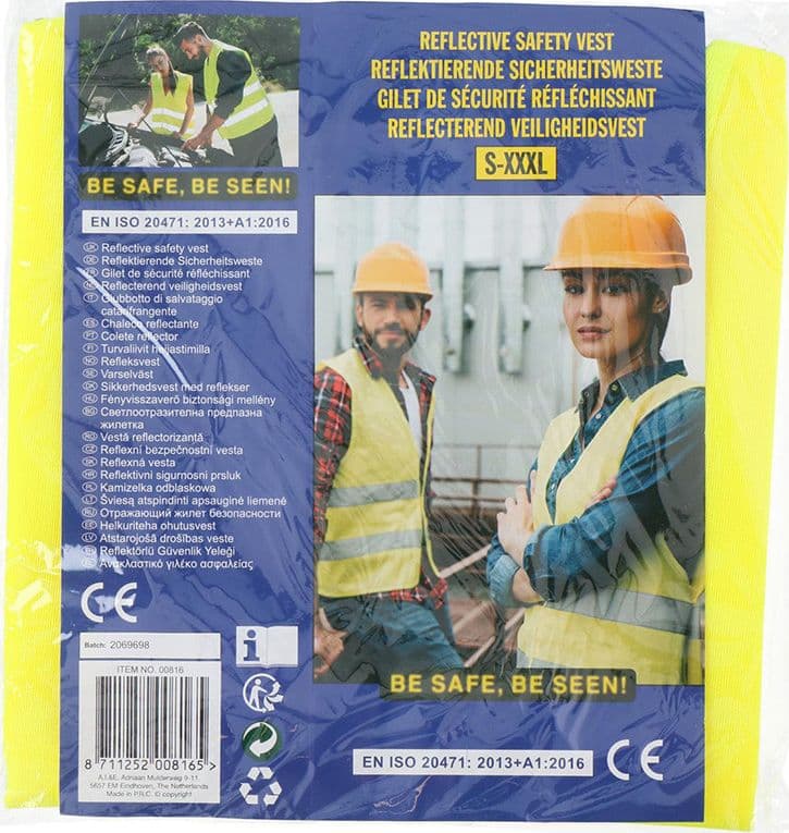 Lifetime - Reflective waistcoat universal size (yellow) - 2