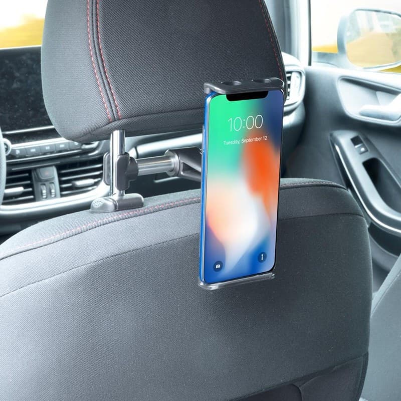 Dunlop - Car headrest holder for smartphone / tablet 12-21 cm - 14